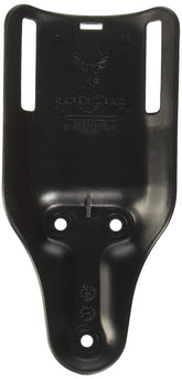 Close-up of Safariland 6075UBL low-ride belt loop showing belt slot attachment